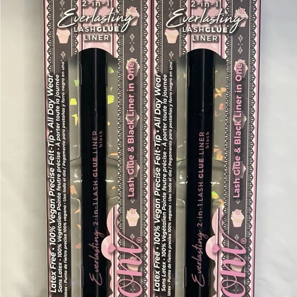 Ioni Everlasting Black lash glue liner . 2 in 1. 2 pack
